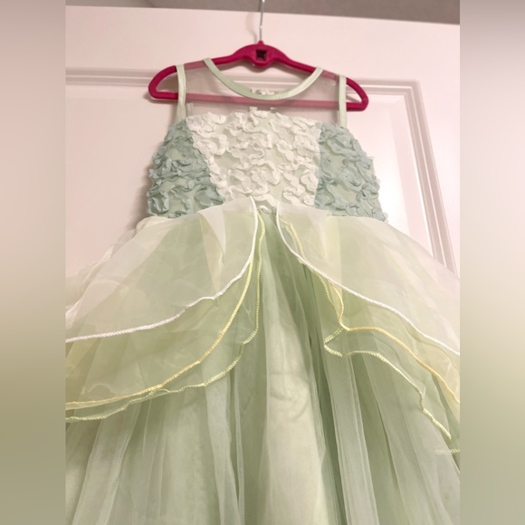 Trish Scully 🐸 👑 Disney Princess Tiana/Princess and the Frog Magical Gown EUC - Picture 7 of 12